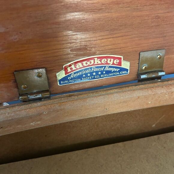 Vintage Wicker Picnic Basket - Picture 3 of 8